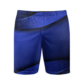 Мужские шорты спортивные с принтом 3D BLUE Вечерний синий цвет в Белгороде,  |  | 3d | 3д | luxury | versace | vip | абстракция | блеск | блестки | версаче | вип | паттерн | роскошь | соты | текстуры