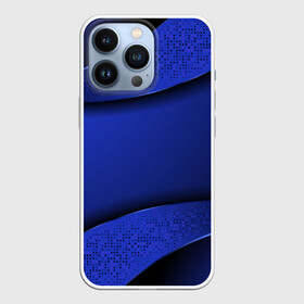 Чехол для iPhone 13 Pro с принтом 3D BLUE Вечерний синий цвет в Белгороде,  |  | 3d | 3д | luxury | versace | vip | абстракция | блеск | блестки | версаче | вип | паттерн | роскошь | соты | текстуры