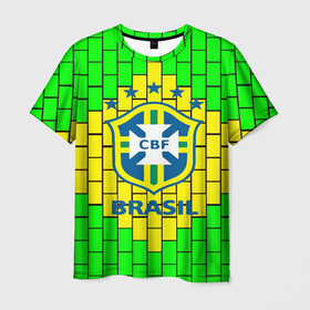 Мужская футболка 3D с принтом Сборная Бразилии в Белгороде, 100% полиэфир | прямой крой, круглый вырез горловины, длина до линии бедер | brazil | neymar | бразилия | коутиньо | марсело | неймар | роберто карлос | роналдиньо | роналдо | сборная бразилии | спорт | футбол | чемпионат мира