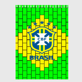Скетчбук с принтом Сборная Бразилии в Белгороде, 100% бумага
 | 48 листов, плотность листов — 100 г/м2, плотность картонной обложки — 250 г/м2. Листы скреплены сверху удобной пружинной спиралью | brazil | neymar | бразилия | коутиньо | марсело | неймар | роберто карлос | роналдиньо | роналдо | сборная бразилии | спорт | футбол | чемпионат мира