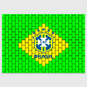 Поздравительная открытка с принтом Сборная Бразилии в Белгороде, 100% бумага | плотность бумаги 280 г/м2, матовая, на обратной стороне линовка и место для марки
 | brazil | neymar | бразилия | коутиньо | марсело | неймар | роберто карлос | роналдиньо | роналдо | сборная бразилии | спорт | футбол | чемпионат мира