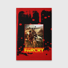 Обложка для паспорта матовая кожа с принтом FARCRY | ФАРКРАЙ GAME в Белгороде, натуральная матовая кожа | размер 19,3 х 13,7 см; прозрачные пластиковые крепления | far cry | far cry 5 | far cry new dawn | far cry primal | farcry | fc 5 | fc5 | game | new dawn | primal | игры | постапокалипсис | фар край | фар край 5