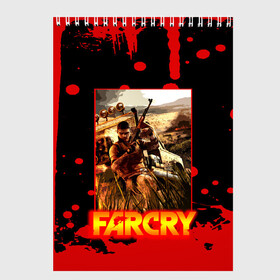 Скетчбук с принтом FARCRY | ФАРКРАЙ GAME в Белгороде, 100% бумага
 | 48 листов, плотность листов — 100 г/м2, плотность картонной обложки — 250 г/м2. Листы скреплены сверху удобной пружинной спиралью | Тематика изображения на принте: far cry | far cry 5 | far cry new dawn | far cry primal | farcry | fc 5 | fc5 | game | new dawn | primal | игры | постапокалипсис | фар край | фар край 5