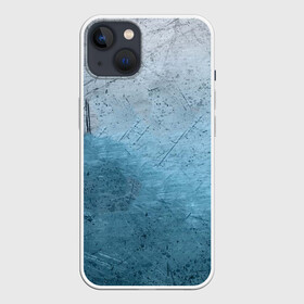 Чехол для iPhone 13 с принтом Blue Glass в Белгороде,  |  | background | blue | cracks | dark | gradient | ice | lines | ocean | paints | scratches | sea | texture | голубая | градиент | краски | лед | линии | море | океан | полосы | пятна | стекло | текстура | темная | трещины | тьма | фон | цар