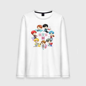 Мужской лонгслив хлопок с принтом BTS Toys BT21 БТС БТ21 в Белгороде, 100% хлопок |  | bangtan | bangtan boys | beyond the scene | bt21 | bts | bts toys | carton | бангтан | бт21 | бтс | группа бтс