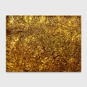 Обложка для студенческого билета с принтом Сусальное золото в Белгороде, натуральная кожа | Размер: 11*8 см; Печать на всей внешней стороне | Тематика изображения на принте: gold | золото | золотой | мятая | сусальное | фольга
