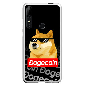 Чехол для Honor P Smart Z с принтом DOGECOIN / DOGE / ДОГИКОИН в Белгороде, Силикон | Область печати: задняя сторона чехла, без боковых панелей | crypto | cryptocurrency | doge | dogecoin | elon mask | trading | биржа криптовалют | доги | догикоин | илон маск | криптовалюта | мем | трейдинг.