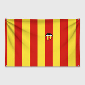 Флаг-баннер с принтом Valencia в Белгороде, 100% полиэстер | размер 67 х 109 см, плотность ткани — 95 г/м2; по краям флага есть четыре люверса для крепления | football | goal | gol | goles | guedes | guillamon | highlights | laliga | laliga santander | liga | racic | resumen | spain | travel | valencia | valencia spain