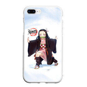 Чехол для iPhone 7Plus/8 Plus матовый с принтом Nezuko Kamado Kimetsu no Yaiba в Белгороде, Силикон | Область печати: задняя сторона чехла, без боковых панелей | demon slayer | kamado | kimetsu no yaiba | nezuko | tanjiro | аниме | гию томиока | зеницу агацума | иноске хашибира | камадо | клинок | корзинная девочка | манга | музан кибуцуджи | незуко | рассекающий демонов | танджиро