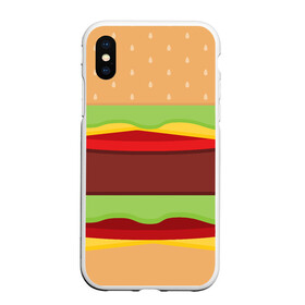 Чехол для iPhone XS Max матовый с принтом Бутерброд в Белгороде, Силикон | Область печати: задняя сторона чехла, без боковых панелей | Тематика изображения на принте: background | burger | fast food | food | hamburger | sandwich | texture | будет | бургер | бутерброд | гамбургер | еда | текстура | фастфуд | фон