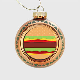 Стеклянный ёлочный шар с принтом Бутерброд в Белгороде, Стекло | Диаметр: 80 мм | background | burger | fast food | food | hamburger | sandwich | texture | будет | бургер | бутерброд | гамбургер | еда | текстура | фастфуд | фон