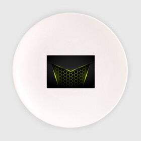 Тарелка 3D с принтом 3D СОТЫ  ОБЪЕМНАЯ БРОНЯ в Белгороде, фарфор | диаметр - 210 мм
диаметр для нанесения принта - 120 мм | 3d | 3д | luxury | versace | vip | абстракция | блеск | блестки | версаче | вип | паттерн | роскошь | соты | текстуры