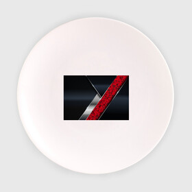 Тарелка 3D с принтом 3D BLACK AND RED METAL в Белгороде, фарфор | диаметр - 210 мм
диаметр для нанесения принта - 120 мм | 3d | 3д | luxury | versace | vip | абстракция | блеск | блестки | версаче | вип | паттерн | роскошь | соты | текстуры