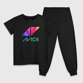 Детская пижама хлопок с принтом AVICII RAINBOW в Белгороде, 100% хлопок |  брюки и футболка прямого кроя, без карманов, на брюках мягкая резинка на поясе и по низу штанин
 | Тематика изображения на принте: avicii | beatport | club | dj | edm | electro | eq | house | levels | music | production | radio | techno | top | trance | ависи | авичи | дискотека | звезда | клуб | музыка | музыкант | продюссер | радио | фестиваль | швеция | эквалайзер