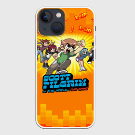 Чехол для iPhone 13 mini с принтом Scott Pilgrim в Белгороде,  |  | ким | пайн | персонаж | пилигрим | подпространство | рамона | скотт | стивен | стиллс | флауэрс