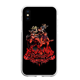 Чехол для iPhone XS Max матовый с принтом Dethklok concert в Белгороде, Силикон | Область печати: задняя сторона чехла, без боковых панелей | dethklok | metalocalypse | апокалипсис | вильям мердерфэйс | металл | металлапокалипсис | мульт | мультфильм | пиклз | рок группа | сквизгаард эксплоужен | токи вортуз