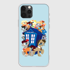 Чехол для iPhone 12 Pro Max с принтом My little pony x Doctor Who в Белгороде, Силикон |  | my little pony | весёлая пинки пай | добрая флаттершайн | доктор кто | дружба это чудо | единорог | единороги | май литл пони | мульт | мультфильм | радуга дэш | селестия | спайк | сумеречная искорка