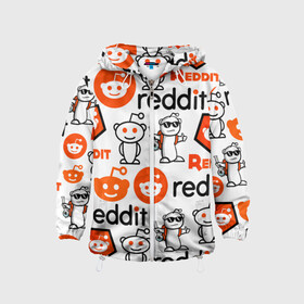 Детская ветровка 3D с принтом REDDIT / РЕДДИТ / ЛОГОБОМБИНГ в Белгороде, 100% полиэстер | подол и капюшон оформлены резинкой с фиксаторами, по бокам два кармана без застежек, один потайной карман на груди | forum | logo | logobombing. | memeeconomy | memes | pattern | reddit | the button | лого | логобомбинг | логотип | мемы | подписчики | реддит | редит | сабреддит | социальная сеть | тайный санта | узор | форум
