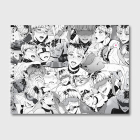 Альбом для рисования с принтом Ахегао/Ahegao парни О Чан У в Белгороде, 100% бумага
 | матовая бумага, плотность 200 мг. | Тематика изображения на принте: ahegao | bj alex | ахегао | ахегао парень | манга | манхва | о чан у | парень