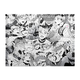 Обложка для студенческого билета с принтом Ахегао/Ahegao парни О Чан У в Белгороде, натуральная кожа | Размер: 11*8 см; Печать на всей внешней стороне | ahegao | bj alex | ахегао | ахегао парень | манга | манхва | о чан у | парень