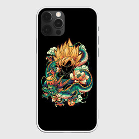 Чехол для iPhone 12 Pro с принтом Dragon Ball. Retro Style в Белгороде, силикон | область печати: задняя сторона чехла, без боковых панелей | ball | birus | boo | broly | dragon | frieza | goku | majin | piccolo | saiyan | sayan | sell | sleep | super | trunks | vejeta | бирус | броли | буу | веджета | гоку | драконий | жемчуг | курилин | маджин | пикколо | сайян | саян | селл | сон | супер | т