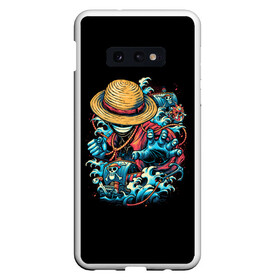 Чехол для Samsung S10E с принтом One Piece. Retro Style в Белгороде, Силикон | Область печати: задняя сторона чехла, без боковых панелей | d | one | piece | белоус | боа | брук | ван | гарп | гоинг | д | дозор | зоро | кид | ло | луффи | мерри | михоук | монки | нами | пис | робин | ророноа | сабо | санджи | санни | саузенд | соломенная | тич | трафальгар