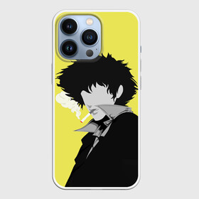 Чехол для iPhone 13 Pro с принтом Cowboy Bebop. Спайк Шпигель в Белгороде,  |  | Тематика изображения на принте: anime | cowboy bebop | manga | spike spiegel | аниме | бибоп | ковбой | ковбой бибоп | космический | космос | манга | ретро аниме | спайк шпигель