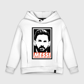 Детское худи Oversize хлопок с принтом Obey Messi в Белгороде, френч-терри — 70% хлопок, 30% полиэстер. Мягкий теплый начес внутри —100% хлопок | боковые карманы, эластичные манжеты и нижняя кромка, капюшон на магнитной кнопке | argentina | barca | barcelona | football | lionel | messi | spain | sport | аргентина | барса | барселона | гол | золотой мяч | игрок | испания | камп ноу | лионель | месси | мяч | спорт | тренер | футбол | чемпион | чемпионат