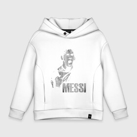 Детское худи Oversize хлопок с принтом Messi Scream в Белгороде, френч-терри — 70% хлопок, 30% полиэстер. Мягкий теплый начес внутри —100% хлопок | боковые карманы, эластичные манжеты и нижняя кромка, капюшон на магнитной кнопке | argentina | barca | barcelona | football | lionel | messi | spain | sport | аргентина | барса | барселона | гол | золотой мяч | игрок | испания | камп ноу | лионель | месси | мяч | спорт | тренер | футбол | чемпион | чемпионат