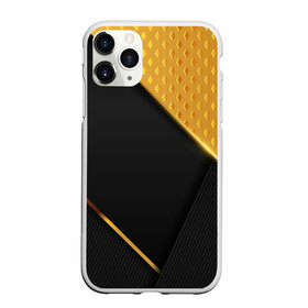 Чехол для iPhone 11 Pro матовый с принтом 3D BLACK & GOLD в Белгороде, Силикон |  | Тематика изображения на принте: 3d | 3д | gold | абстракция | золото | паттерн | соты | текстуры