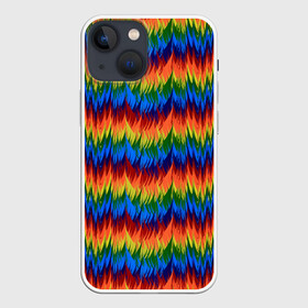 Чехол для iPhone 13 mini с принтом РАДУЖНАЯ КИСЛОТА в Белгороде,  |  | acid | hippy | neon | rainbow | rasta | едкий | кислотный | летний | неоновый | радиоактивный | раста | солнечный | спектры | тепловизор | теплый | хиппи | яркий