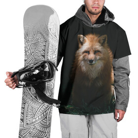 Накидка на куртку 3D с принтом Хитрый Лис в Белгороде, 100% полиэстер |  | animals | beast | forest | fox | nature | orange | predator | red | животные | зверь | лес | лис | лиса | лисица | лисичка | природа | рыжая | рыжий | фыр | хитрый | хищник