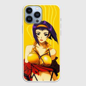 Чехол для iPhone 13 Pro Max с принтом Cowboy Bebop. Фэй Валентайн в Белгороде,  |  | Тематика изображения на принте: anime | cowboy bebop | feye | manga | spike spiegel | valentine | айн | аниме | бибоп | джет блэк | ковбой | ковбой бибоп | космический | космос | манга | ретро аниме | спайк шпигель | фэй валентайн