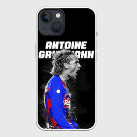 Чехол для iPhone 13 с принтом ANTOINE GRIEZMANN   ГРИЗМАНН в Белгороде,  |  | antoine griezmann | barcelona | football | sport | антуан гризманн | барселона | номер 7 | сборная франции | спорт | футбол | черный.