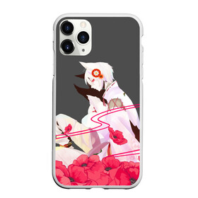 Чехол для iPhone 11 Pro матовый с принтом Flower Tomoe в Белгороде, Силикон |  | akura | kamisama kiss | kitsune | mizuki | nanami | tomoe | yokai | акура | аниме | бог | боги | демон лис | демоны | ёкай | змея | йокай | кицуне | лис | мидзуки | мизуки | нанами | неко | очень приятно бог | томое | томоэ