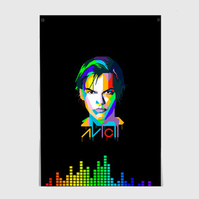 Постер с принтом Авичи | Avicii в Белгороде, 100% бумага
 | бумага, плотность 150 мг. Матовая, но за счет высокого коэффициента гладкости имеет небольшой блеск и дает на свету блики, но в отличии от глянцевой бумаги не покрыта лаком | avicii | berg | bergling | dj | tim | авичи | берг | берглинг | диджей | тим