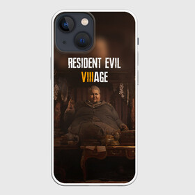 Чехол для iPhone 13 mini с принтом RESIDENT EVIL VILLAGE | РЕ ДЕРЕВНЯ (Z) в Белгороде,  |  | horror | resident evil | resident evil 8 | village | демитреска | деревня | леди димитреска | обитель зла | резидент эвил | ресидент евил | хоррор