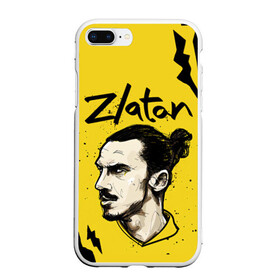 Чехол для iPhone 7Plus/8 Plus матовый с принтом ЗЛАТАН ИБРАГИМОВИЧ / ZLATAN в Белгороде, Силикон | Область печати: задняя сторона чехла, без боковых панелей | football | sport | zlatan ibrahimovic | златан ибрагимович | милан | сборная швеции. zlatan | спорт | футбол