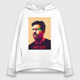 Женское худи Oversize хлопок с принтом Messi - Barcelona в Белгороде, френч-терри — 70% хлопок, 30% полиэстер. Мягкий теплый начес внутри —100% хлопок | боковые карманы, эластичные манжеты и нижняя кромка, капюшон на магнитной кнопке | argentina | barca | barcelona | football | lionel | messi | spain | sport | аргентина | барса | барселона | гол | золотой мяч | игрок | испания | камп ноу | лионель | месси | мяч | спорт | тренер | футбол | чемпион | чемпионат