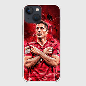 Чехол для iPhone 13 mini с принтом Левандовски | Lewandowski | 9 в Белгороде,  |  | 9 | ball | bayern | fc | fifa | footbal | lewandowski | munchen | pes | robert | soccer | бавария | левандовски | лига | мюнхен | мяч | мячик | поле | польша | роберт | спорт | форма | футбол | футболист | футбольная | футбольный | чемпион |