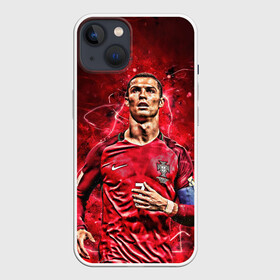 Чехол для iPhone 13 с принтом Cristiano Ronaldo (Portugal) в Белгороде,  |  | 7 | cr | cr7 | cristiano | fc | fifa | footbal | juventus | madrid | portugal | real | ronaldo | soccer | криштиану | лига | мяч | мячик | поле | португалия | роналду | спорт | форма | футбол | футболист | футбольная | футбольный | чемпион |