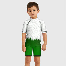Детский купальный костюм 3D с принтом GREEN POWER в Белгороде, Полиэстер 85%, Спандекс 15% | застежка на молнии на спине | eco | green peace | nature | vegan | вегетарианство | гринпис | зеленая сила | летний | натуральный | природа | свежий | тренд | эко | экология | яркий