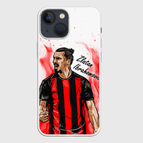 Чехол для iPhone 13 mini с принтом ЗЛАТАН ИБРАГИМОВИЧ   МИЛАН в Белгороде,  |  | fire | football | sport | zlatan ibrahimovic | златан ибрагимович | милан | огонь | пламя. | сборная швеции | спорт | футбол