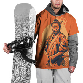 Накидка на куртку 3D с принтом Самурай в Белгороде, 100% полиэстер |  | Тематика изображения на принте: боевое искусство | буси | бусидо | искусство | самурай | феодалы | япония