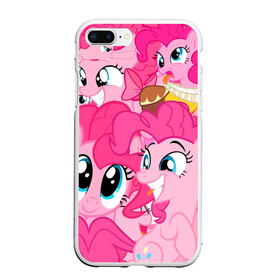 Чехол для iPhone 7Plus/8 Plus матовый с принтом Pinkie Pie pattern в Белгороде, Силикон | Область печати: задняя сторона чехла, без боковых панелей | my little pony | дружба это чудо | единорог | единороги | май литл пони | мульт | мультфильм