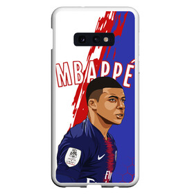 Чехол для Samsung S10E с принтом КИЛИАН МБАППЕ KYLIAN MBAPPE в Белгороде, Силикон | Область печати: задняя сторона чехла, без боковых панелей | Тематика изображения на принте: football | kylian mbapp lottin | sport | килиан мбаппе | пари сен жермен | сборная франции. | спорт | футбол