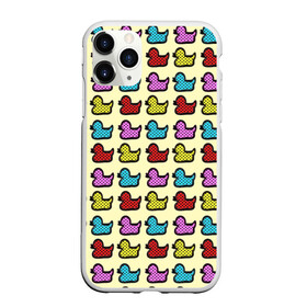 Чехол для iPhone 11 Pro Max матовый с принтом Утиный фон | Утки | Ducks в Белгороде, Силикон |  | duck | ducks | утиный фон | утка | утки