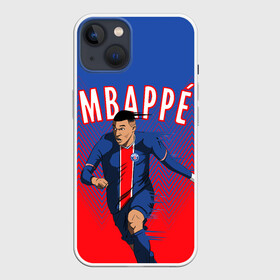 Чехол для iPhone 13 с принтом КИЛИАН МБАППЕ   KYLIAN MBAPPE в Белгороде,  |  | football | kylian mbapp | lottin | sport | килиан мбаппе | пари сен жермен | сборная франции. | спорт | футбол