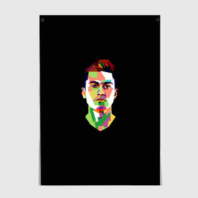 Постер с принтом Paulo Dybala Pop Art в Белгороде, 100% бумага
 | бумага, плотность 150 мг. Матовая, но за счет высокого коэффициента гладкости имеет небольшой блеск и дает на свету блики, но в отличии от глянцевой бумаги не покрыта лаком | art | champion | dybala | football | form | institute | juventus | palermo | paulo | player | pop | soccer | uniform | дибала | институто | легенда | палермо | пауло | форма | футбол | футбола | футболист | чемпион | ювентус