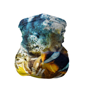 Бандана-труба 3D с принтом Морской мир в Белгороде, 100% полиэстер, ткань с особыми свойствами — Activecool | плотность 150‒180 г/м2; хорошо тянется, но сохраняет форму | вода | море | морская вода | морские животные | морские жители | морской мир | океан | рыбки | рыбы